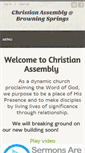 Mobile Screenshot of christianassemblyky.com