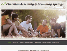 Tablet Screenshot of christianassemblyky.com